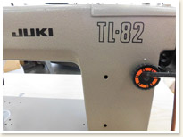 名機 JUKI 1本針本縫い職業用ミシン TL-82 足踏みテーブルタイプ