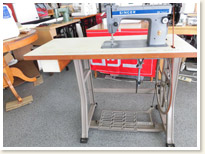 名機 SINGER 1本針本縫い職業用ミシン 188Professional 足踏みテーブルタイプ